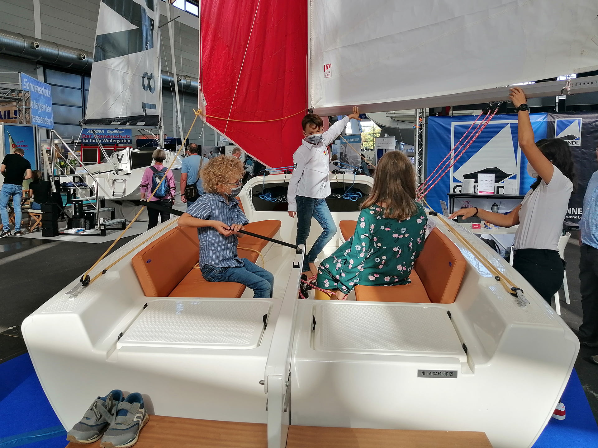  Young visitors at Interboot Friedrichshafen 